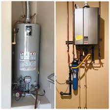 The Best Comparison Between A Regular Tank Water Heater To A Rinnai Tankless Get Your Endless Supply Of Hot Water E Tankless Water Heater Water Heater Heater