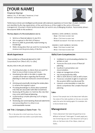 Always prepare before you make a choice. Certified Financial Planner Resume Templates For Word Word Excel Templates