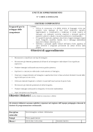 Unita Di Apprendimento Arte E Immagine Docsity