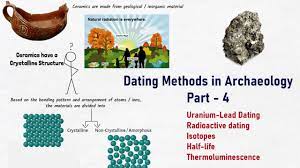 What do you think of its application to human fossil. Dating Methods In Archaeology Part 4 Uranium Lead Dating Thermoluminescence Youtube
