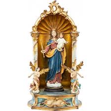 Hoje, 24 de maio, celebramos nossa senhora auxiliadora. Comprar Nossa Senhora Auxiliadora Altar Caseiro Barroco 57 Cm Envelhecido Bergland Online Shop