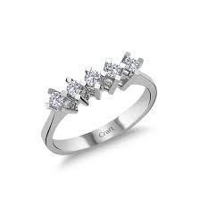 0 25 Karat 14 Ayar Beyaz Altin Bestas Pirlanta Yuzuk Nisan Yuzugu Yuzuk Altin