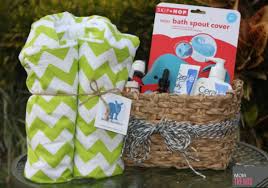 Here are baby shower gift basket ideas for boys the perfect gift for any newborn or baby shower gifts. Bath Theme Baby Gift Ideas Momtrends