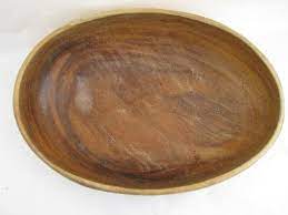 Food safe table centrepiece, fruit bowl, kitchen home wooden bowl, wood dough bowl. Big Old Primitive Wood Dough Bowl Rustic Vintage Woodenware
