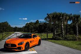 The Renntech R3 Mercedes Amg Gt R Is An Orange Monster Motoringexposure Mercedes Amg Gt R Amg Mercedes Amg