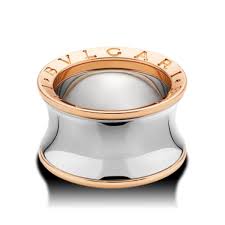 Pre Owned Bvlgari Bulgari Anish Kapoor B Zero 1 Stainless Steel And Rose Gold Band Ring Bvlgari Ring Bvlgari Jewelry Trendy Diamond Ring