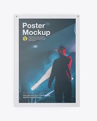 Best free frame mockups from the trusted websites. Matte Poster Mockup In Stationery Mockups On Yellow Images Object Mockups