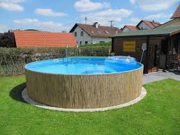 Poolverkleidung Mit Sichtschutzmatten Aus Schilfrohr I8173 Jpg 800 600 Pixel Oberirdische Pools Swimming Pool Pool Dekor