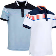 Details About Callaway Golf 2019 Mens Stripe Chest Block Ribbed Opti Dri Golf Polo Shirt