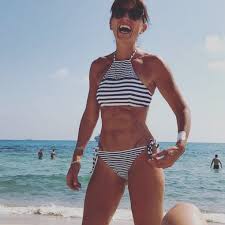 Take davina mccall's gruelling 500 mile triathalon for example, which will see the presenter travel by foot, bicycle and water to get from edinburgh to london in #davina's had to take an unscheduled stop, sports relief tweeted via its official account. Davina Mccall Strips Down To Her Red Thong Bikini As She Celebrates 50th Birthday By Showing Off Her Amazing Derriere Ok Magazine