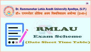 Exam subject & time of exam. Rmlau Exam Scheme 2021 Check Rmlau Date Sheet