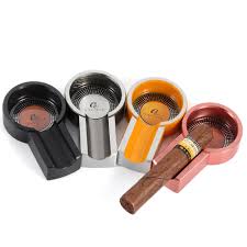 Packaging & delivery packaging detail: Galiner Metal Cigar Ashtray Travel Outdoor Ash Tray 1 Ash Slot Portable Cigarette Ashtray For Car Ashtrays For 1 Cohiba Cigars Ashtrays Aliexpress