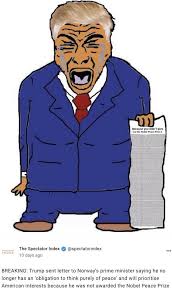 TACO' bitch crybabying around about Nobel Peace Prize as Usual : r/YUROP