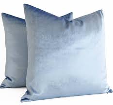 Sale Custom Blue Velvet Pillow 12141618x1820x20222426 Etsy In 2020 Light Blue Pillows Light Blue Throw Pillows Velvet Pillows