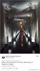 Criticism of white house christmas decorations. 64 Hilarious Reactions To Melania Trump S Creepy White House Christmas Decorations Bored Panda