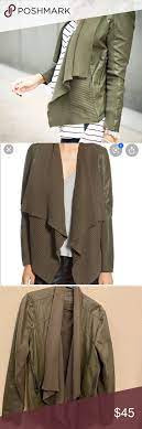 Blank Nyc All Or Nothing Faux Leather Jacket Faux Leather Jackets Sweater Material Leather Jacket