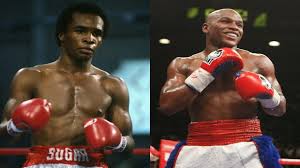 Floyd mayweather jr works out with his uncle roger mayweather at the mayweather boxing club, las vegas. Fantasy Fight Sugar Ray Leonard Vs Floyd Mayweather Jr Youtube