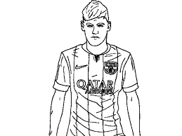 35+ neymar coloring pages for printing and coloring. Neymar Drawing Easy