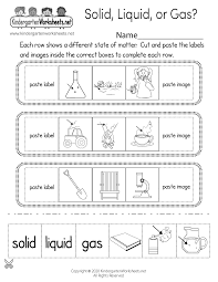 The following figure illustrates the microscopic differences. Solid Liquid Or Gas Worksheet For Kindergarten Free Printable Digital Pdf
