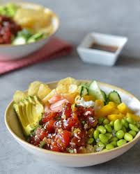 Tuna Poke Bowls Once Upon A Chef Recipe Tuna Poke Bowl Tuna Poke Poke Bowl Recipe