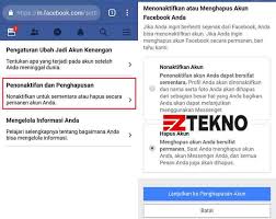 Info dan iklan facebook anda. 4 Cara Menghapus Akun Facebook Sementara Permanen