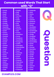 5 Letter Words With Q - 450+ List, Meaning, Pdf