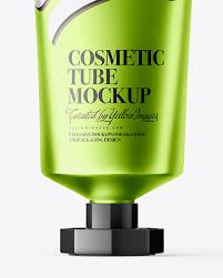 Download Metallic Cosmetic Tube With Octagonal Cap Mockup Front View In Tube Mockups On Yellow Images Object Mockups PSD Mockup Templates