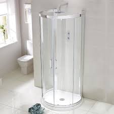 Verona Aquaglass Purity D Shaped Shower Enclosure With Tray 993mm X 850mm 6mm Glass Quadrant Shower Enclosures Shower Enclosure Small Showers
