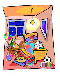 Messy room drawing (page 1). Messy Room Of Child Boy Drawing Free Image Download