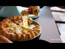 Pizza Dough Homemade Youtube Adonan Piza Makanan Resep Roti