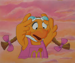 Birdie The Early Bird Production Art From A 1980s Mcdonald S Commercial Showing Ronald Mcdonald And Birdie The Early Bird Mcdonaldland And Its Colorful Bizarre Inhabitants Who