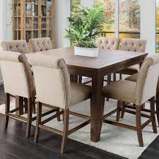 Furniture Of America Bennington 54 In Counter Height Dining Table In 2020 Counter Height Dining Table Furniture Of America Counter Height Dining Sets