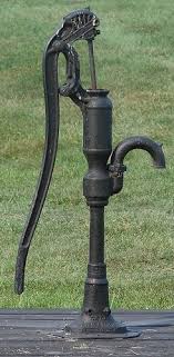 You can simply set them on an old table or stump or use them in an elaborate water feature or pond. Old Fashioned Hand Water Pump Via Bobbie Hand Water Pump Old Water Pumps Old Water Pump