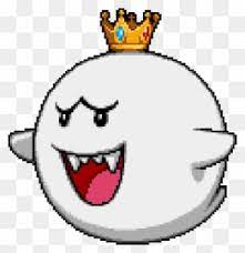 Printable king boo coloring page. Princess Peach Mario Kart Coloring Pages Download Pixel King Boo Gif Free Transparent Png Clipart Images Download