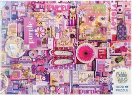 I hope that you have fun!! Cobble Hill 51866 Shelley Davies Purple 1000 Pieces Puzzle