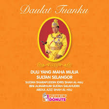 191 conferred awards in conjunction with sultan selangor's 72 birthday celebrations monday, 29 oct 2018 09:26 pm myt raja muda of selangor tengku amir shah sultan sharafuddin idris shah (centre) today conferred selangor darul ehsan state awards to 191 recipients from the petaling and klang districts. Dunkin Dunkin Donuts Malaysia Wishes Duli Yang Maha Facebook