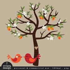 Cartoon Bird On Tree Drawing Carved On A Mango Tree Love Birds Mango Tree And Branches Etsy Mango Tree Tree Drawing Simple Tree Drawing
