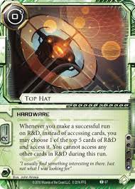 Fold over and tape the fabric all around the hat band. Top Hat Netrunnerdb