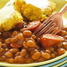 Beans Weiners Cornbread Recipe Beans Franks Bread Toppings Baked Beans