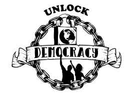 Cash in on other people's patents. Unlock Democracy Poster By Mailbox Disco Displate
