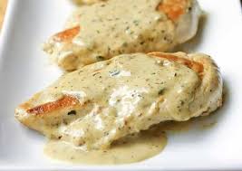 Une Recette Facile De Poulet Avec Une Sauce Cremeuse A La Moutarde Chicken Recipes Mustard Cream Sauce Recipes