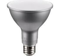 Satco S11586; 11 Watt PAR30LN LED; Medium Base; Silver ...