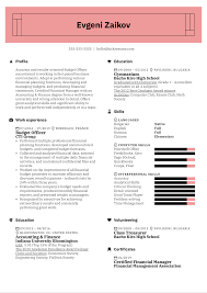 This is a free sample of a financial manager resume which can be used for similar job titles, such as: Budget Officer Resume Example Kickresume