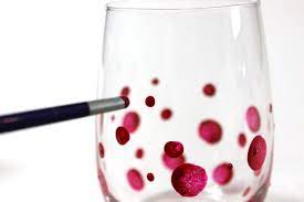 Step By Step Instructions On Painting Glassware Such As Plates Bottles Jars And Candle Holder Glass Painting Painting Glassware Painted Glass Candle Holders