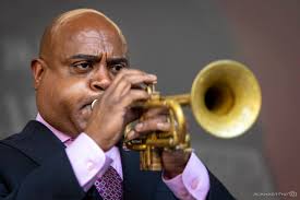 Trumpeter Terell Stafford performing at Tim Warfield's Jazzy Christmas cd  release party this past Saturday at LaRose Jazz Club, Philadelphia, Pa.