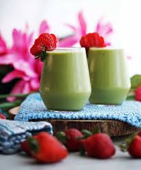 Strawberry Avocado Green Smoothie Yay For Food