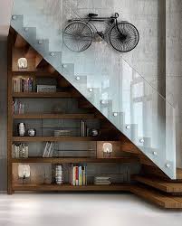 Contrast With Wood And Glass Stairs Design House Design Modern House Design
