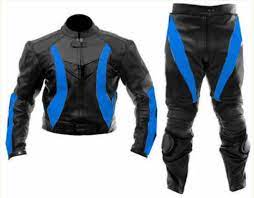 Men Black Blue Sports Racing Motorcycle Leather Suit Jacket Pants Uk In 2021 Motorcycle Leathers Suit Stylish Leather Jacket Blue Motorcycle
