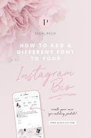 When you type your bio in the left textbox, you. How To Change The Font In Your Instagram Bio Blog Pixie