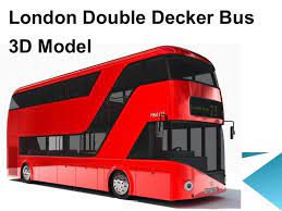 professional 3d models double decker bus bus 3d model
